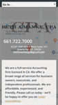 Mobile Screenshot of bethamankecpa.com