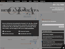 Tablet Screenshot of bethamankecpa.com